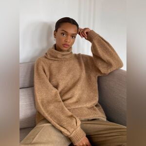 NWOT Aritzia The Group by Babaton Adichie Alpaca Wool Blend Turtleneck Sweater